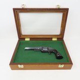c1866 SMITH & WESSON No. 2 Old Army .32 HAYES HICKOK WILD WESTAntique S&W Fine Blue & Casecolor Finish with Glass Top Display Case - 18 of 18