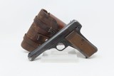 OCCUPATION Marked FABRIQUE NATIONALE Model 1922 7.65mm BELGIAN C&R Pistol
Third Reich EAGLE PROOFED w/Leather Holster - 5 of 24