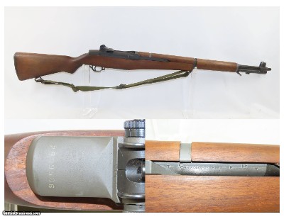 c1944 WWII SPRINGFIELD ARMORY M1 GARAND .30-06 INFANTRY Rifle CMP C&R 1944 Manufacture with SA 5 55 Barrel