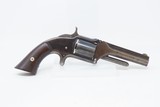 Antique SMITH & WESSON No. 1 1/2 First Issue .32 Caliber Rimfire REVOLVER
WILD WEST Spur Trigger w/Blue Finish & ROSEWOOD GRIP - 15 of 18