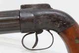 GOLD RUSH Era ALLEN & THURBER Antique WORCHESTER Period Revolver PEPPERBOXENGRAVED First DA Revolving Percussion Pistol - 4 of 18