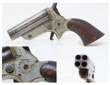 CIVIL WAR Era Antique C. SHARPS .22 PE PPERBOX Wild West RIVERBOAT GAMBLERMfg. 1859-62 Model 1B Pocket Revolver - 1 of 17