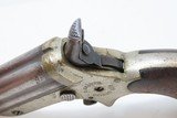 CIVIL WAR Era Antique C. SHARPS .22 PE PPERBOX Wild West RIVERBOAT GAMBLERMfg. 1859-62 Model 1B Pocket Revolver - 8 of 17