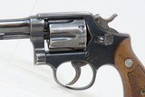 SMITH & WESSON .38 M&P Pre-Model 10 Double Action .38 SPECIAL Revolver C&R
Nice Blued Finish Revolver with WALNUT GRIP - 4 of 21