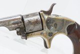 1876 Manufactured WILD WEST Antique COLT “Open Top”.22 RF Pocket REVOLVERColt’s Answer to Smith & Wesson’s No. 1 Revolver - 4 of 17