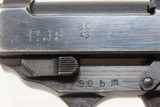 1943 WWII Walther “ac/43” Code P.38 Pistol & HOLSTER 9x19mm THIRD REICH C&R German Wehrmacht Sidearm WaA - 10 of 23