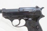 1943 WWII Walther “ac/43” Code P.38 Pistol & HOLSTER 9x19mm THIRD REICH C&R German Wehrmacht Sidearm WaA - 7 of 23