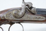 NEW ORLEANS DR. WILLIAM BRASHEAR LINDSAY BRACE of DUELLING PISTOLS
Antique A Gorgeous Set of Ornate Pistols in Fitted, Personalized Case - 12 of 25