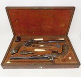 NEW ORLEANS DR. WILLIAM BRASHEAR LINDSAY BRACE of DUELLING PISTOLS
Antique A Gorgeous Set of Ornate Pistols in Fitted, Personalized Case - 5 of 25