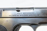 COLT Model 1903 POCKET HAMMERLESS .32 ACP Caliber Semi-Automatic C&R PISTOL WORLD WAR I Era POCKET Pistol with EXTRA MAGAZINE - 16 of 20