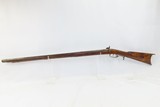 PITTSBURGH, PENNSYLVANIA JAMES BOWN Long Rifle .40 HOMESTEAD Antique Striped Maple Full-Length Stock - 14 of 19