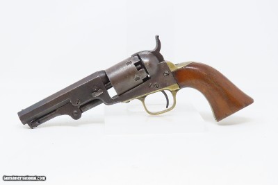 c1860 SAMUEL COLT Model 1849 POCKET Revolver .31 CIVIL WAR Antique With Stagecoach Robbery Cylinder Scene! - Image 2 of 20