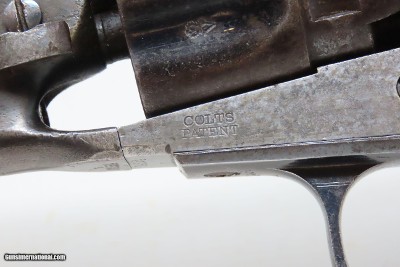 LONDON, ENGLAND c1866 COLT Model 1862 POLICE .36 Revolver Antique Made in Hartford, CT for the British Market - Image 6 of 19