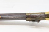 LONG BARRELED Antique ETHAN ALLEN Style SIDE HAMMER .36 Percussion Pistol
Mid-1800s Pistol with ANTIQUE IVORY GRIPS - 11 of 16