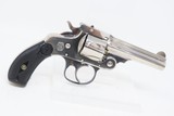 VERY NICE Smith & Wesson .32 DA 4th Model SELF DEFENSE Revolver C&R NICKELTURN OF THE CENTURY Self Defense Revolver - 17 of 20
