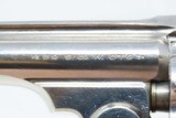 VERY NICE Smith & Wesson .32 DA 4th Model SELF DEFENSE Revolver C&R NICKELTURN OF THE CENTURY Self Defense Revolver - 7 of 20
