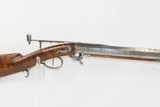 CORNISH, NEW HAMPSHIRE D.H. HILLIARD .36 Underhammer Maple Peep Sight Rifle BEAUTIFULLY ENGRAVED New England INLAID Rifle - 4 of 18