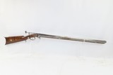 CORNISH, NEW HAMPSHIRE D.H. HILLIARD .36 Underhammer Maple Peep Sight Rifle BEAUTIFULLY ENGRAVED New England INLAID Rifle - 2 of 18