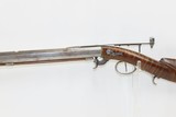 CORNISH, NEW HAMPSHIRE D.H. HILLIARD .36 Underhammer Maple Peep Sight Rifle BEAUTIFULLY ENGRAVED New England INLAID Rifle - 15 of 18