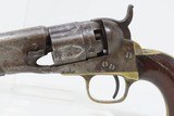 1861 Mfg. COLT POLICE Model 1862 .36 Revolver CIVIL WAR Hartford Antique Early Civil War Produced 5-Shot Revolver - 4 of 17