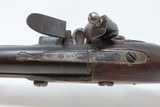 ENGRAVED Antique W. KETLAND & CO. English Large Bore .69 FLINTLOCK Pistol
LIEGE PROOFED Early 1800s BRITISH FLINTLOCK Pistol - 9 of 17