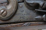 ENGRAVED Antique W. KETLAND & CO. English Large Bore .69 FLINTLOCK Pistol
LIEGE PROOFED Early 1800s BRITISH FLINTLOCK Pistol - 6 of 17