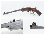 European GERMAN Proofed “D.R.G.M.” Marked .22 Single Shot C&R TARGET Pistol With DOUBLE SET TRIGGERS and LIGHTLY ENGRAVED - 1 of 22