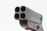 Antique CIVIL WAR Era SHARPS Model 4 .32 Caliber Rimfire PEPPERBOX Revolver WILD WEST GAMBLER 4-Shot Self Defense Pocket Gun - 9 of 17