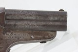 Antique CIVIL WAR Era SHARPS Model 4 .32 Caliber Rimfire PEPPERBOX Revolver WILD WEST GAMBLER 4-Shot Self Defense Pocket Gun - 17 of 17