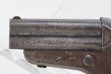Antique CIVIL WAR Era SHARPS Model 4 .32 Caliber Rimfire PEPPERBOX Revolver WILD WEST GAMBLER 4-Shot Self Defense Pocket Gun - 5 of 17