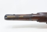 Early 1800s EUROPEAN Antique .79 Percussion Conversion RIFLED “MANSTOPPER”OFFICER’S STYLE Short Range SELF DEFENSE Pistol - 12 of 16