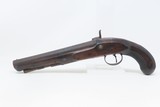 Early 1800s EUROPEAN Antique .79 Percussion Conversion RIFLED “MANSTOPPER”OFFICER’S STYLE Short Range SELF DEFENSE Pistol - 13 of 16