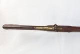 RARE 1 of 982 CIVIL WAR Antique J. HENRY & SON SABER-RIFLE for MILITIA
PENNSYLVANIA MADE with BRASS FURNITURE - 7 of 19
