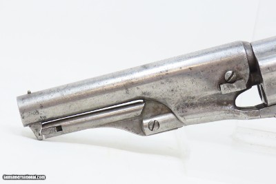FIRST YEAR Produced CIVIL WAR Antique COLT Model 1862 .36 POLICE Revolver1861 4 1/2” 5-Shot Revolver Pocket Revolver - Image 5 of 18