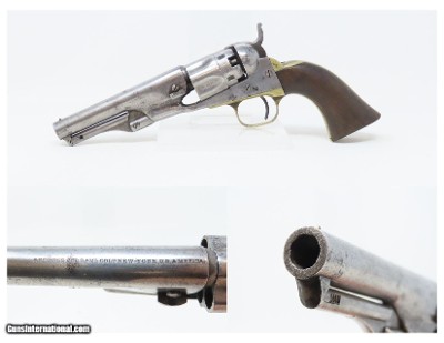FIRST YEAR Produced CIVIL WAR Antique COLT Model 1862 .36 POLICE Revolver
1861 6 1/2” 5-Shot Revolver Pocket Revolver