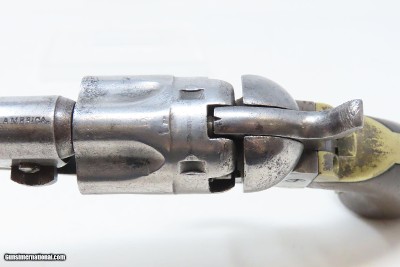 FIRST YEAR Produced CIVIL WAR Antique COLT Model 1862 .36 POLICE Revolver1861 4 1/2” 5-Shot Revolver Pocket Revolver - Image 8 of 18