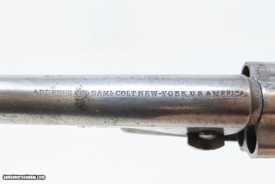 FIRST YEAR Produced CIVIL WAR Antique COLT Model 1862 .36 POLICE Revolver1861 4 1/2” 5-Shot Revolver Pocket Revolver - Image 9 of 18