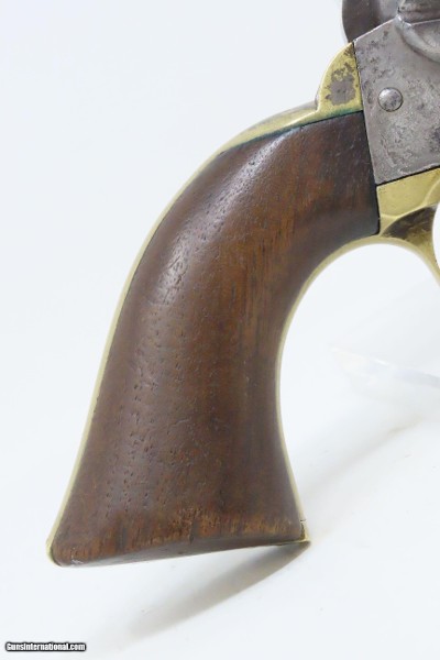 FIRST YEAR Produced CIVIL WAR Antique COLT Model 1862 .36 POLICE Revolver1861 4 1/2” 5-Shot Revolver Pocket Revolver - Image 16 of 18