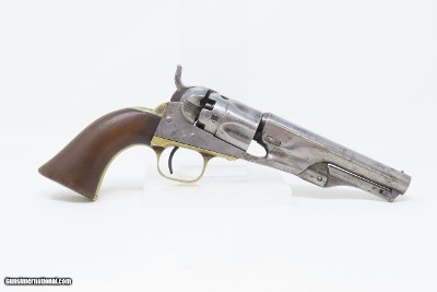 FIRST YEAR Produced CIVIL WAR Antique COLT Model 1862 .36 POLICE Revolver1861 4 1/2” 5-Shot Revolver Pocket Revolver - Image 15 of 18