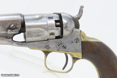 FIRST YEAR Produced CIVIL WAR Antique COLT Model 1862 .36 POLICE Revolver1861 4 1/2” 5-Shot Revolver Pocket Revolver - Image 4 of 18