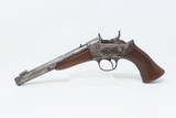 REMINGTON Model 1871 .22 SHORT Rimfire ROLLING BLOCK Pistol RF Army Antique SCARCE TARGET VARIANT - 10 of 17
