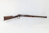 EARLY WINCHESTER Model 1894 LEVER ACTION RIFLE .38-55 John Browning Antique Made in 1895, Octagonal Barrel, Crescent Butt Plate - 14 of 19