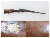 1860 SPENCER CAVALRY CARBINE .52 CARTOUCHE CIVIL WAR FRONTIER Antique With Clear Cartouches & Intriguing Adornments - 1 of 19