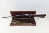 CASED MULTI-BARREL-CARTRIDGE SET Massachusetts Arms MAYNARD Rifle Antique .35-30 & .50-50 with Brass & Original Bullet Molds - 5 of 20