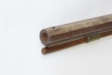 NEW ENGLAND FLINTLOCK RIFLE .50 Caliber Boston Area Brass Patchbox
Antique Original Flint Mechanism in Short Format - 17 of 18