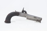 CASED, ENGRAVED BRACE of BELTHOOK PISTOLS .485 British Antique In Fitted Velvet Lined Case with Accoutrements - 7 of 25
