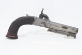 CASED, ENGRAVED BRACE of BELTHOOK PISTOLS .485 British Antique In Fitted Velvet Lined Case with Accoutrements - 23 of 25