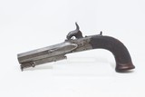 CASED, ENGRAVED BRACE of BELTHOOK PISTOLS .485 British Antique In Fitted Velvet Lined Case with Accoutrements - 19 of 25