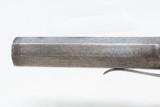 CASED, ENGRAVED BRACE of BELTHOOK PISTOLS .485 British Antique In Fitted Velvet Lined Case with Accoutrements - 15 of 25
