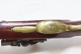 BRASS BARREL Antique W. KETLAND & CO. Flintlock .54 FUR/INDIAN TRADE Pistol BRITISH ORDNANCE and LIEGE PROOFED Marked - 13 of 18